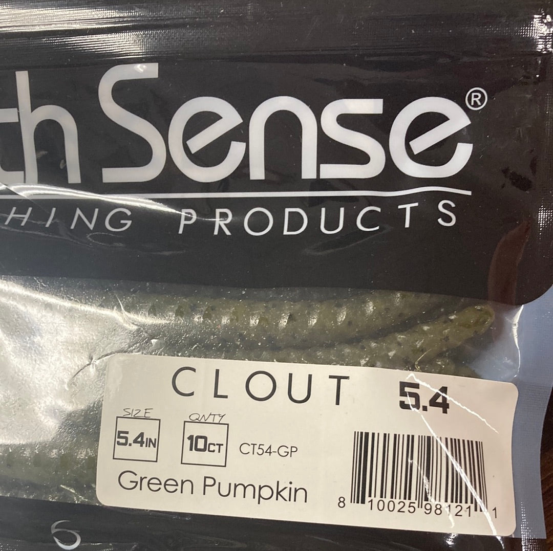 6th sense clout 5.4 Green Pumpkin – Lake Fork Resort