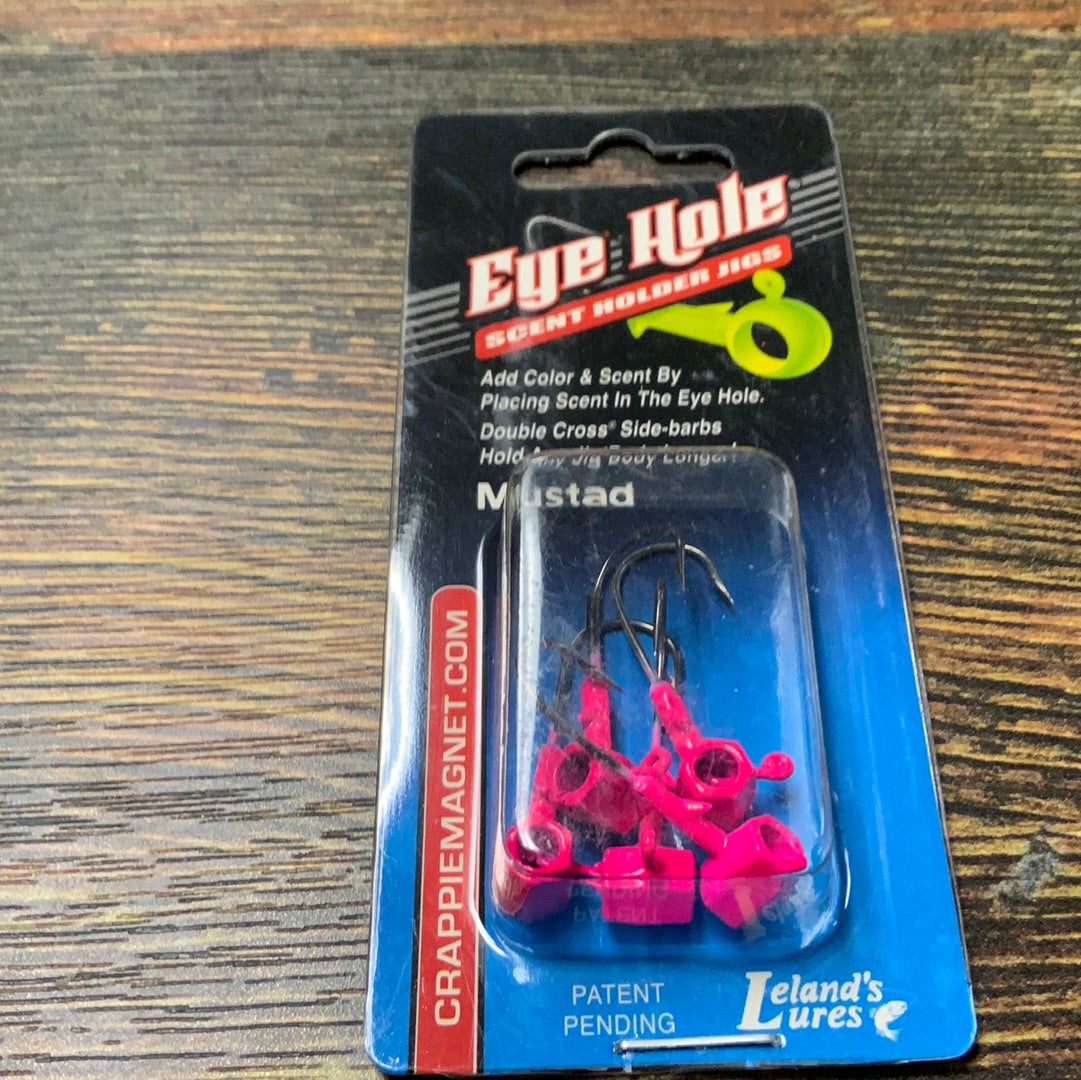 EYE HOLE JIG HEAD 1/16 oz. PINK