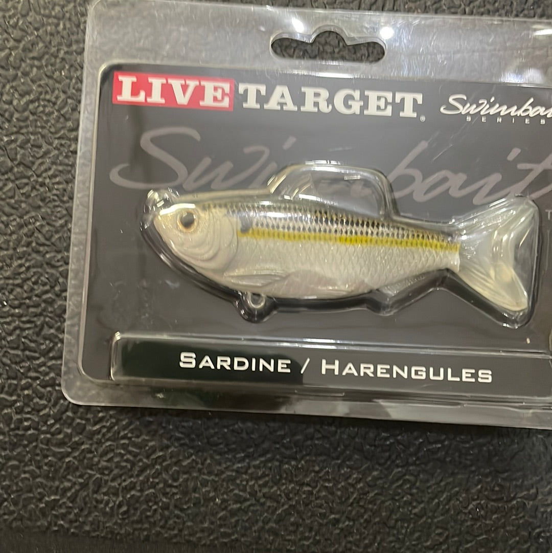 Live Target Swimbait Sardine/Harengules 3 1/2” po 1/2 oz