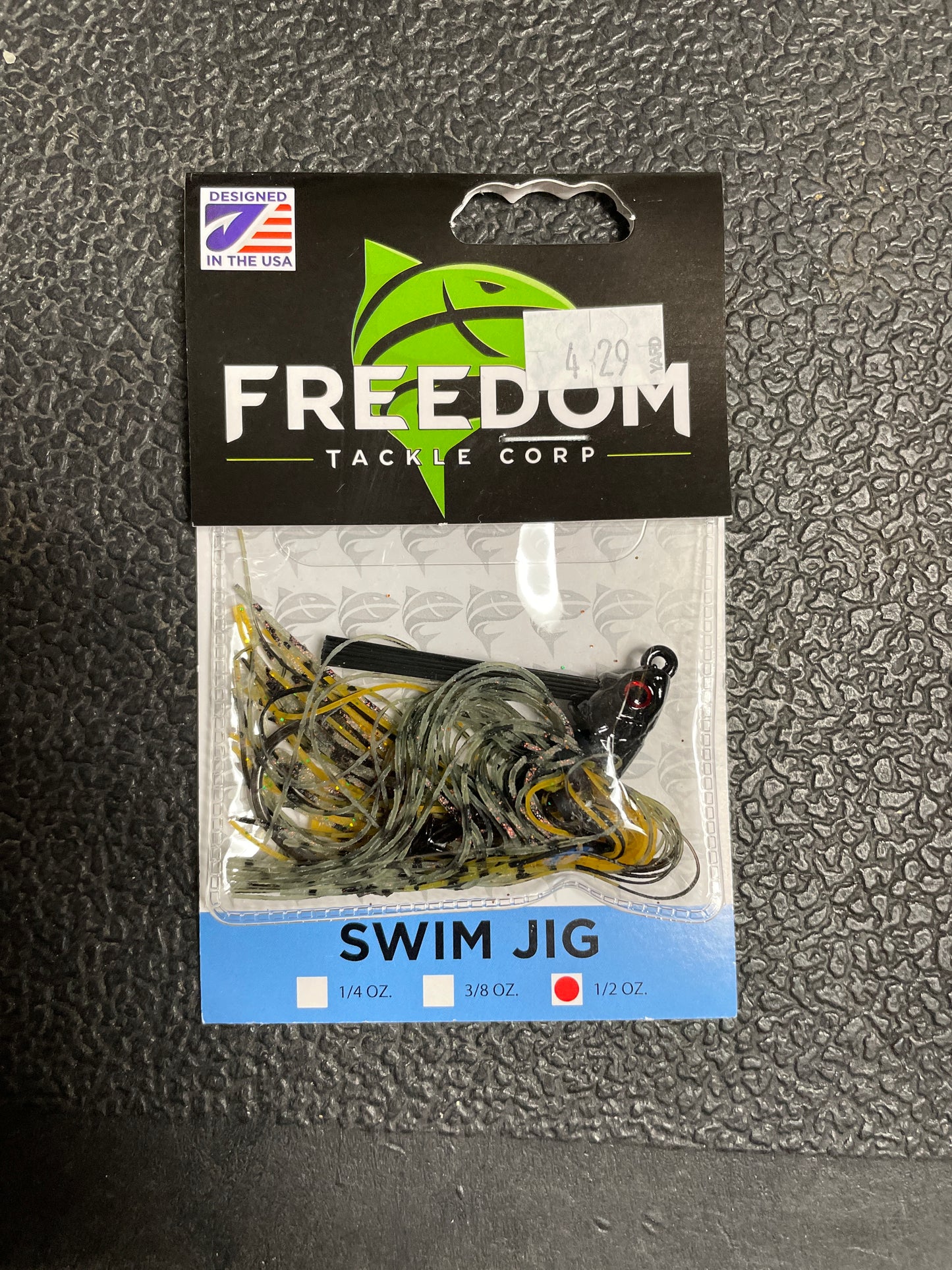 Freedom Tackle Corp Swim Jig 1/2oz Perch/Perche