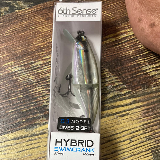 6th Sense Hybrid Swimcrank 5/8 oz. Shad Burst