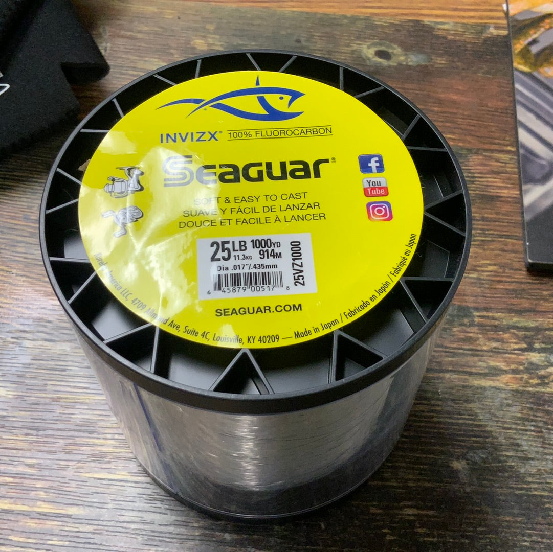 Seaguar invizx Fluoro 25lb. 1000 yds