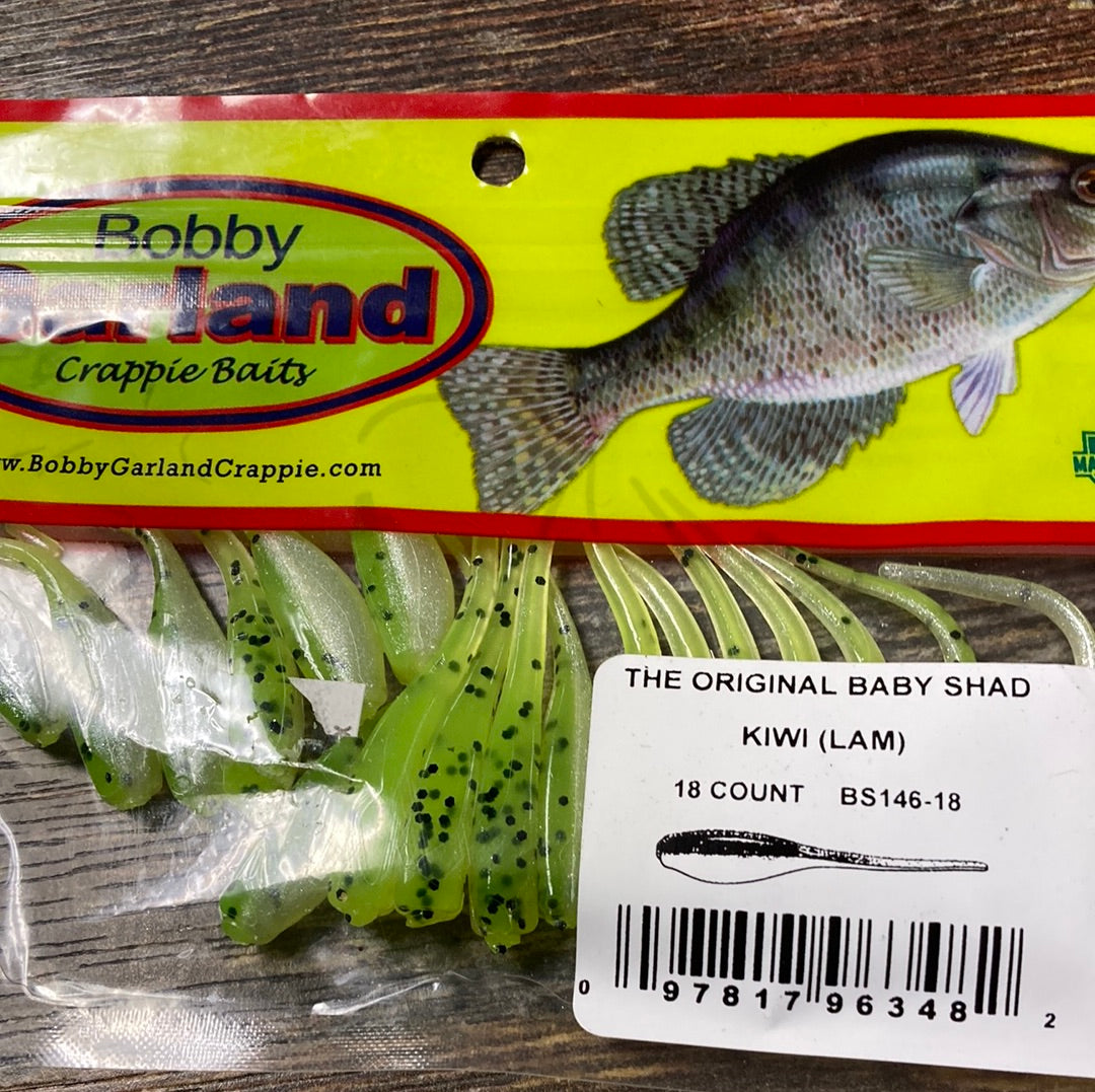 Bobby Garland Baby Shad 2" Kiwi