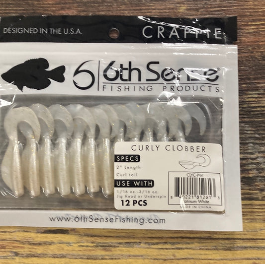 6th Sense Curly Clobber 2" Platinum White