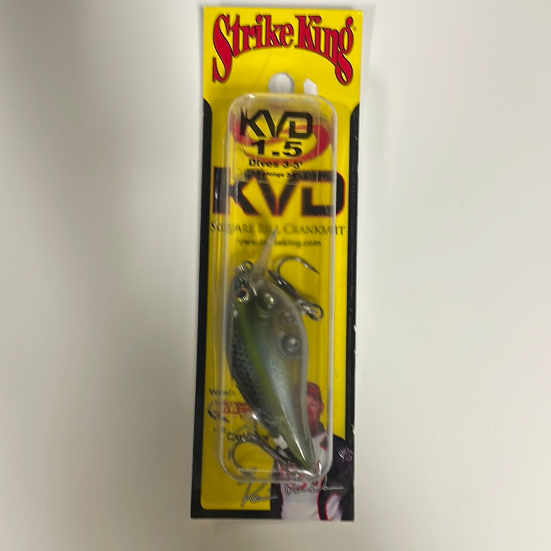 Strike King KVD 1.5 Dives 3-5’ Sexy Ghost Minnow