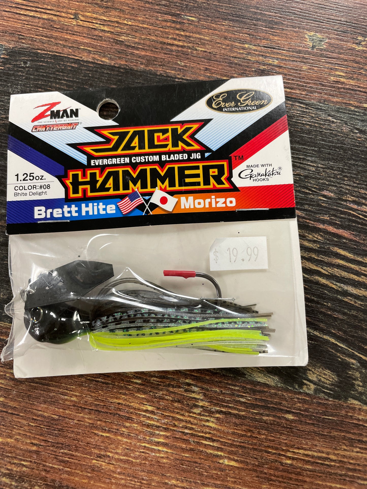 Z Man Jack Hammer Chatterbait 1.25oz BHite Delight