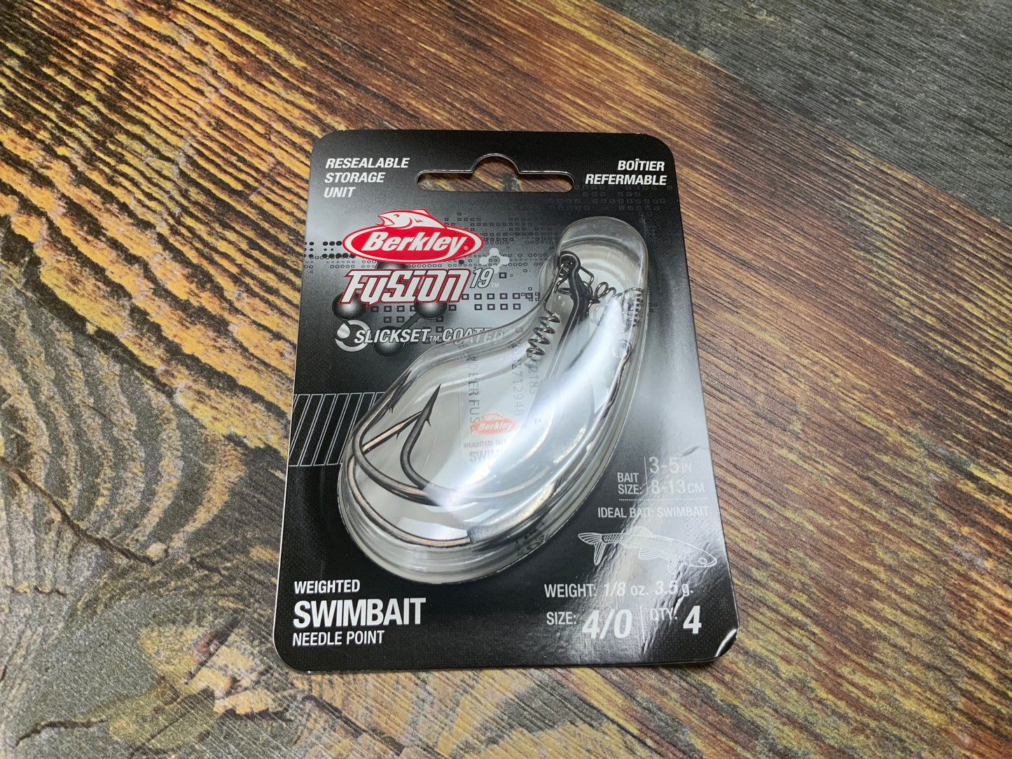 Berkley Fusion 19 Weight Swimbait 4/0 1/8 oz. Smoke Satin