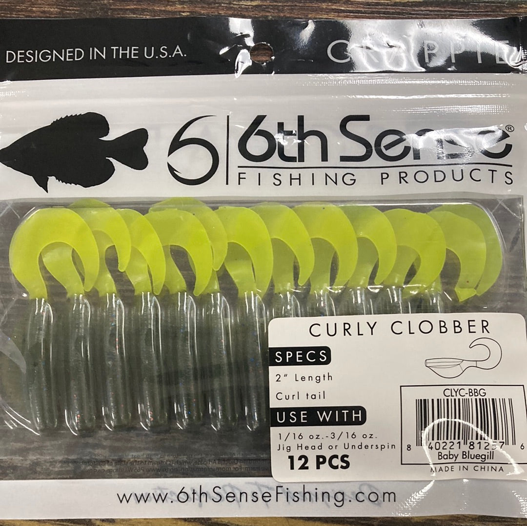 6th Sense Curly Clobber 2" Baby Bluegill