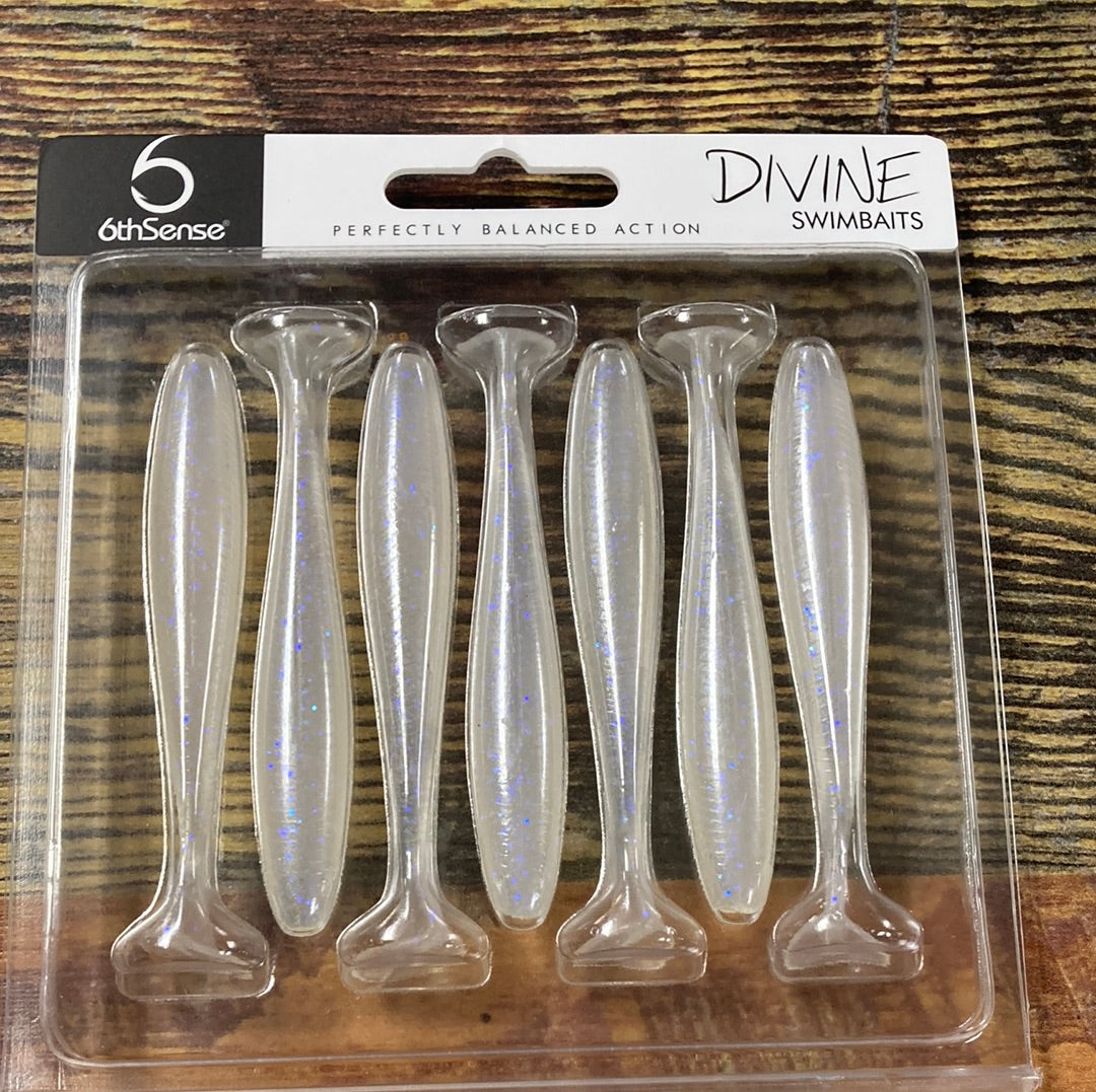 6th Sense Divine Swimbait 3.2" Ghost Ice Minnow