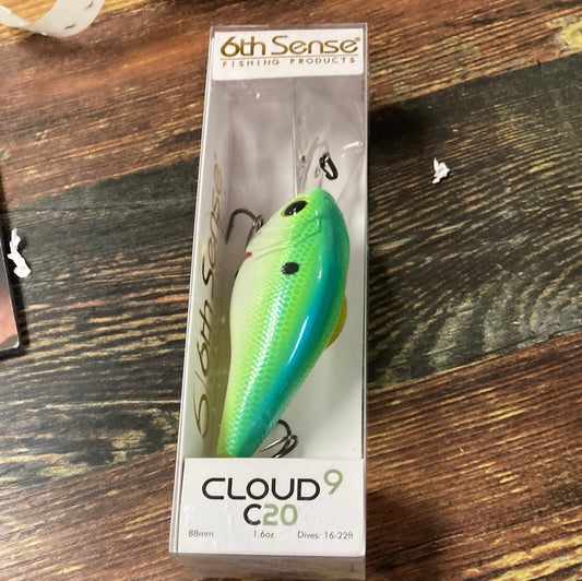 6th Sense Cloud 9 C20 - 1.6 oz. Candy Citrus Shad