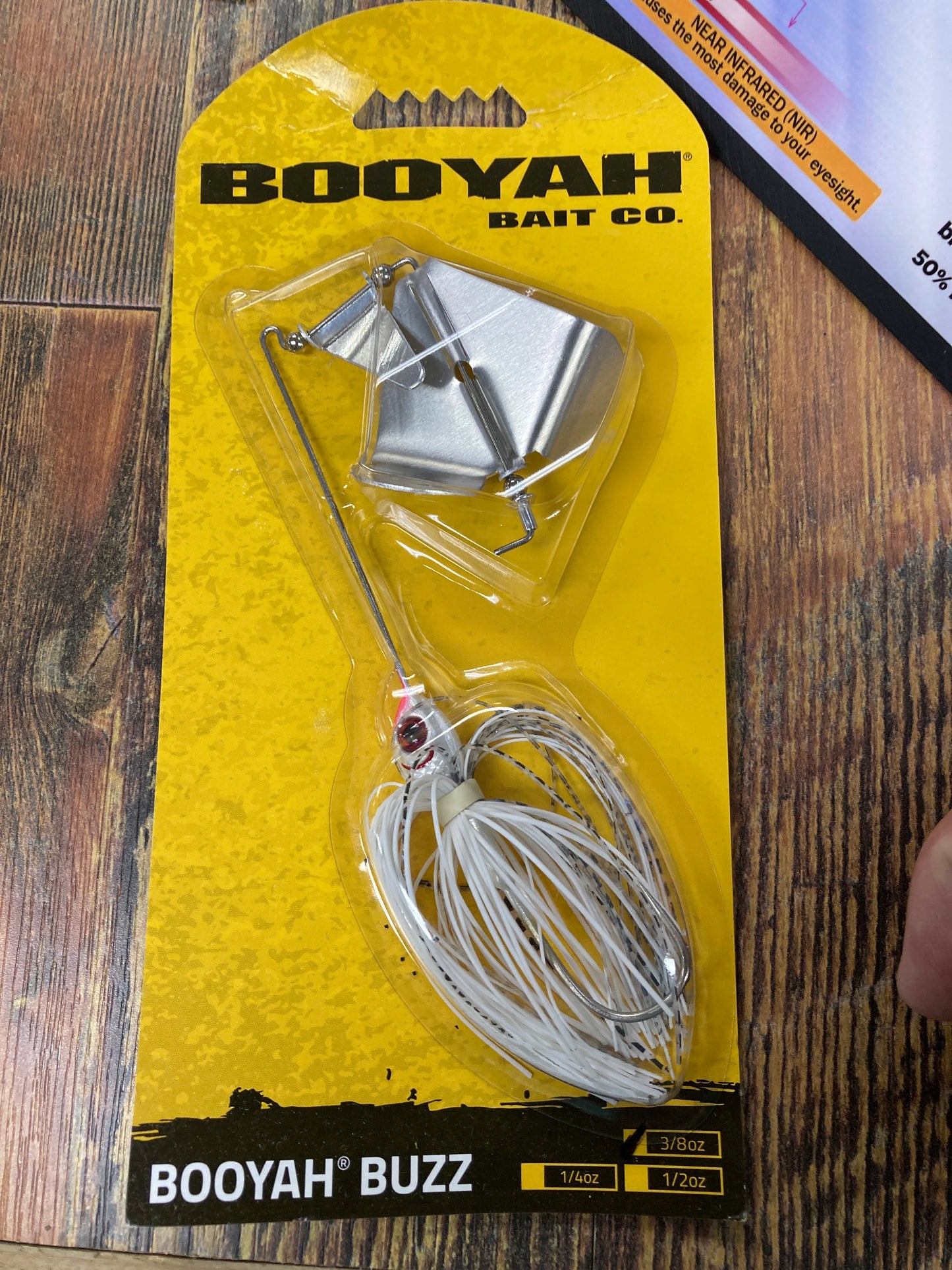 BOOYAH Buzz Bait 3/8 oz. Pearl/Snow White Shad