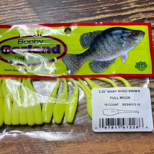 Bobby Garland 2.25” Baby Shad Swim’r Full Moon