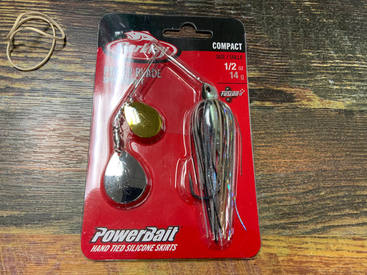 Berkley Power Blade Spinnerbait 1/2 oz. Wil Green/Gold