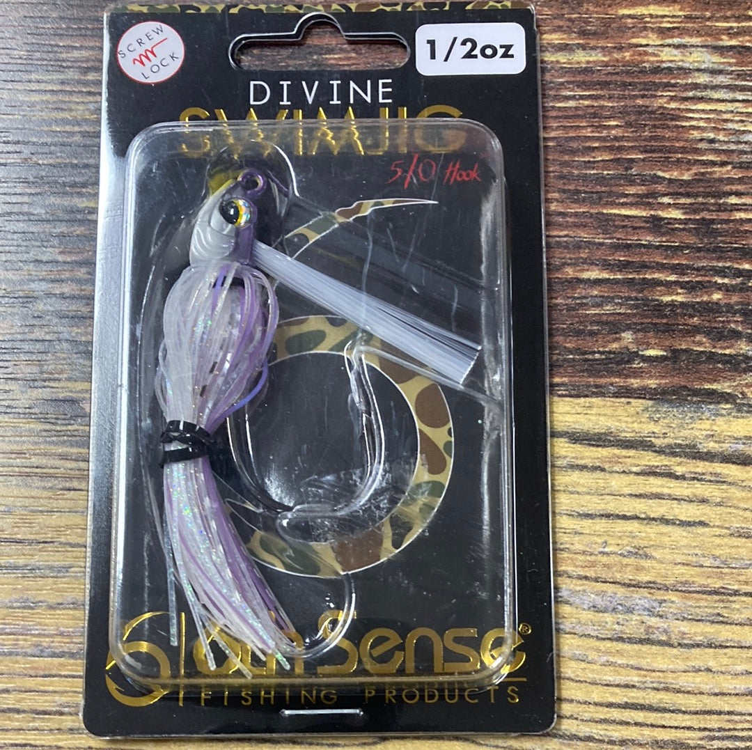 6th Sense Divine Swim Jig 1/2 oz. 5/0 Lavender Shad