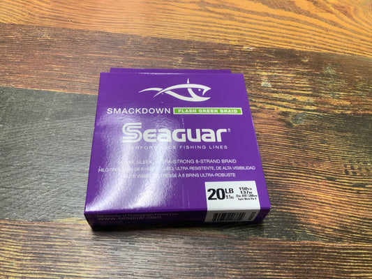 Seaguar Smackdown Braid 20lb. 150 yds - Flash Green