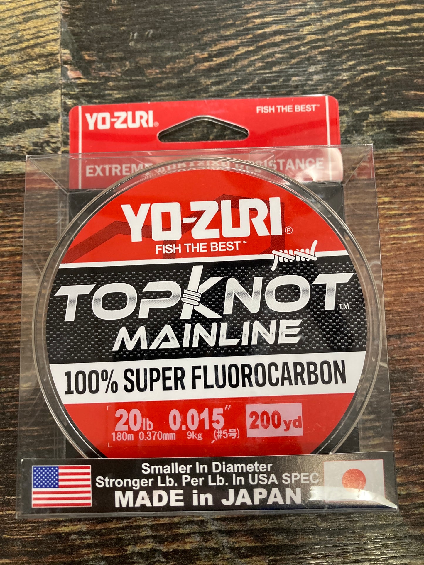 YO-ZURI TOPKNOT FLUORO ML 200 YDS CLEAR 20 LB