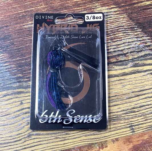 6th Sense Divine Hybrid Jig 3/8 oz. Blacklight