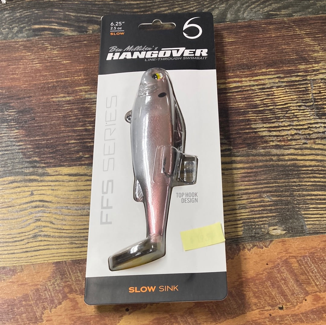 6th Sense Hangover Slow Sink 6.25" 2.5 oz. Ghost Pro Shad