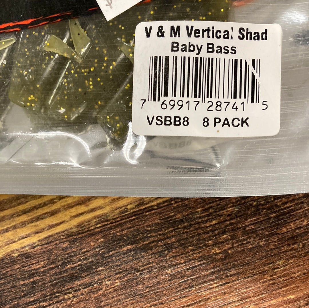 V&M Vertical Shad Baby Bass