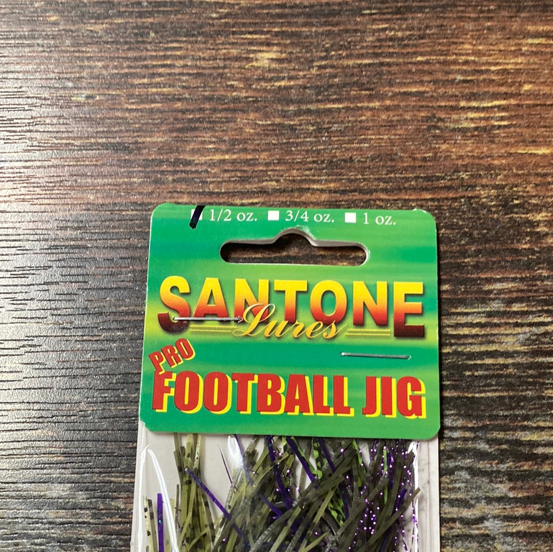 Santone Pro football jig 1/2 oz Mexican Heather