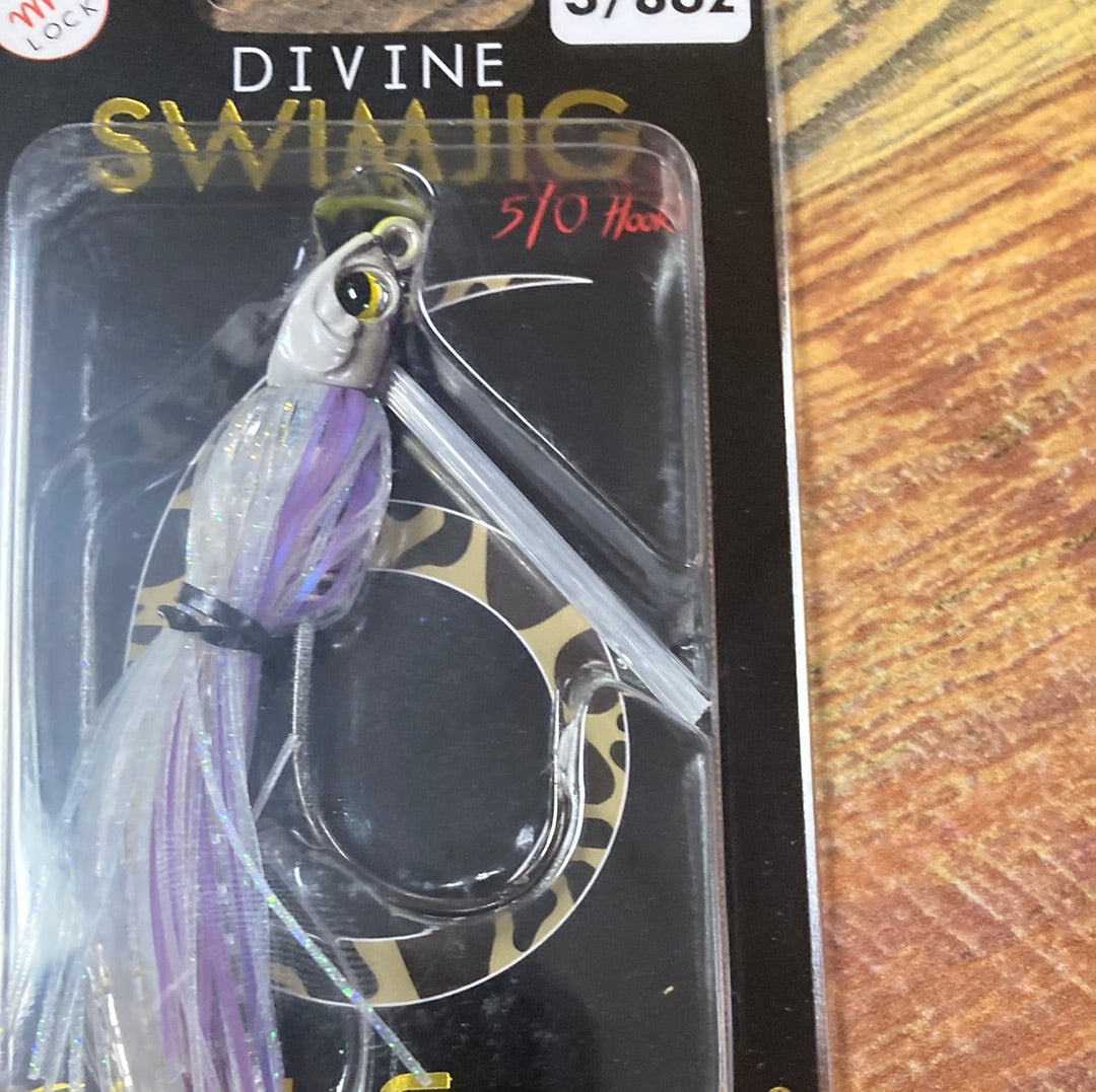 6th Sense Divine Swim Jig 3/8 oz. 5/0 Lavender Shad