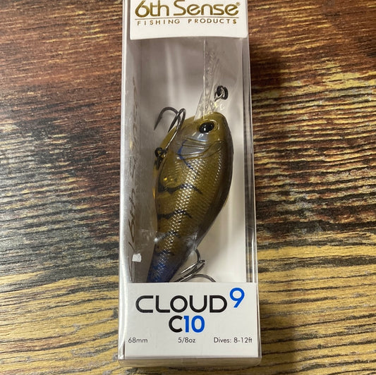 6th Sense Cloud 9 C10 - 5/8 oz. Ghost Missouri Craw