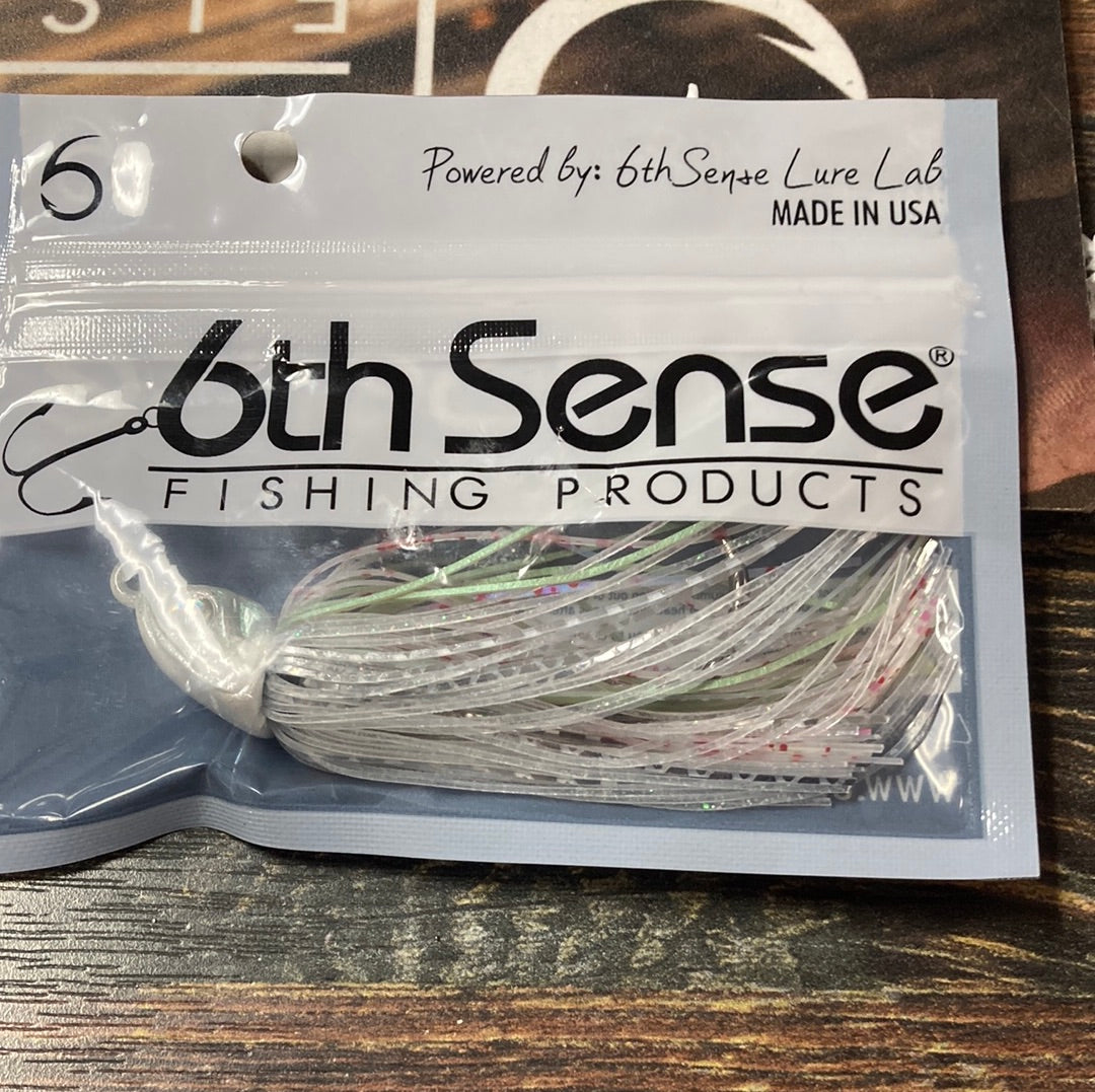 6th Sense OH Braid Jig 7/16 oz. Bleeding Shad