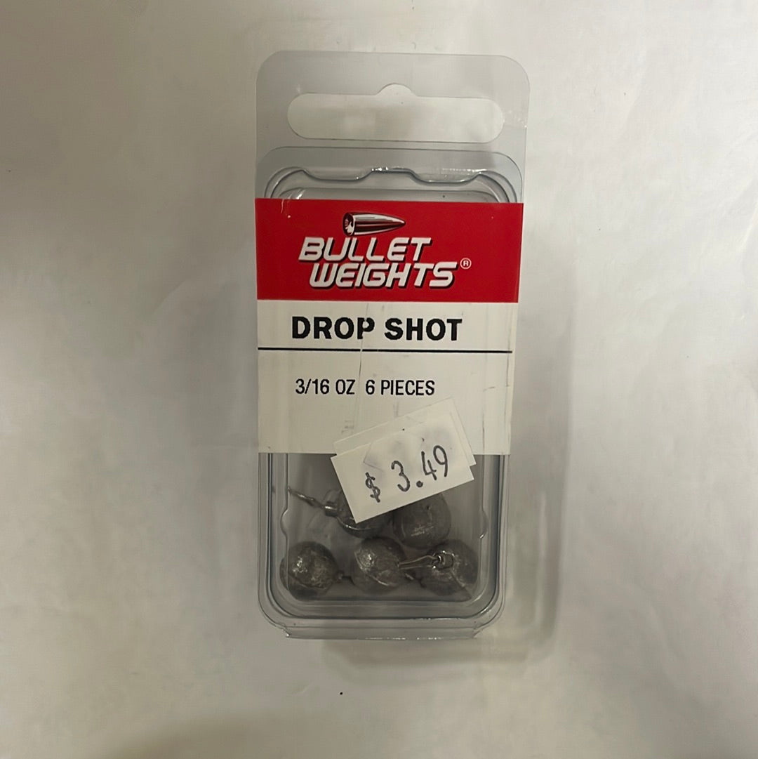 Bullet Weights Drop Shot 3/16 oz.