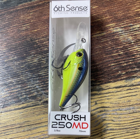 6th Sense Crush 250MD - 5/8 oz. Sexified Chartreuse Shad