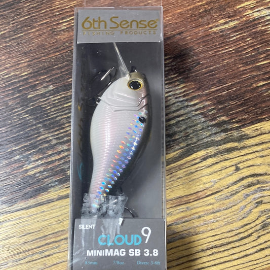 6th Sense Cloud 9 Mini Mag 3.8" 7/8 oz. Shad Scales