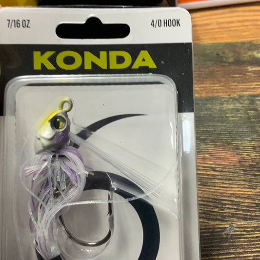 KONDA FINESSE SWIM JIG 7/16 oz, 4/0 LAVENDER SHAD