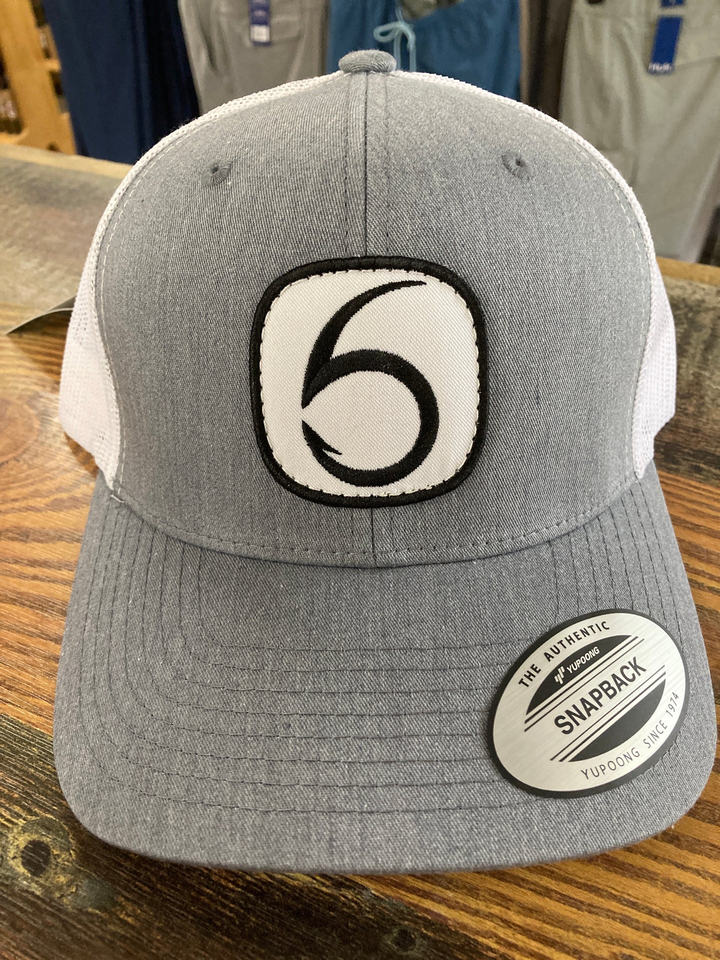 6th Sense Hat - 6 Logo - Gray/White