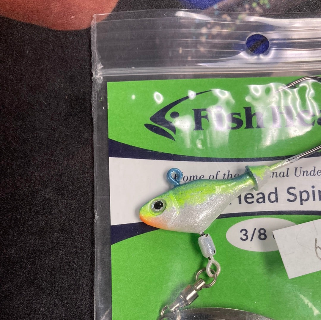 Fish Head Spin 3/8oz Sexy Shad