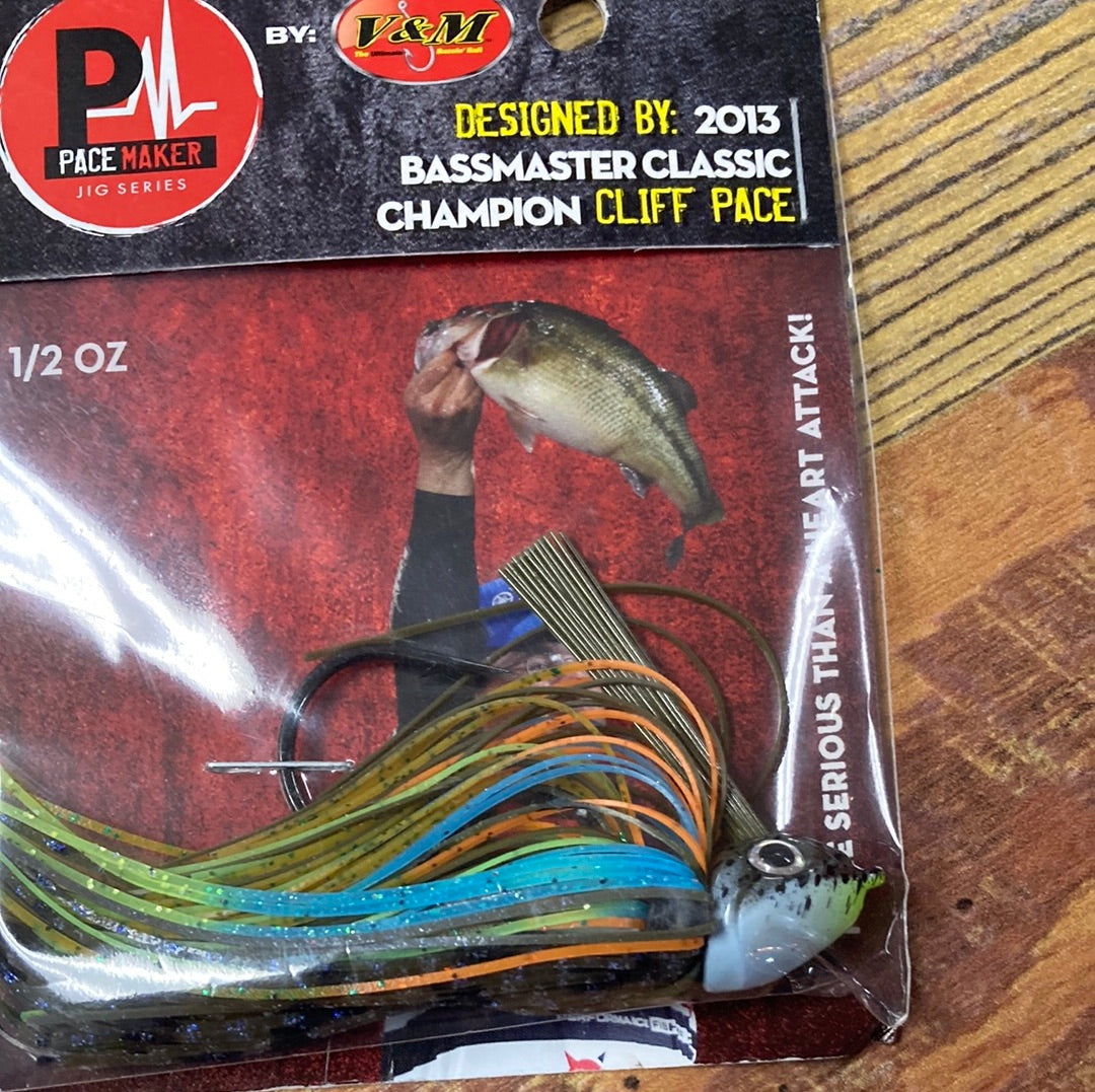 V&M 1/2 oz Swim jig Cajun Bluegill – Lake Fork Resort