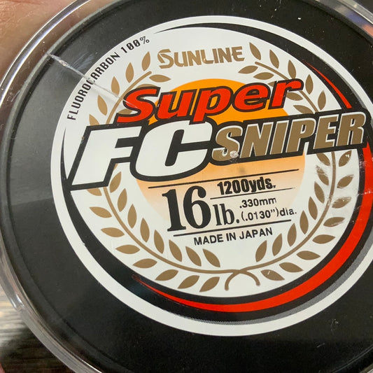 Sunline Super FC Sniper Clear 16 lb. 1200 yds