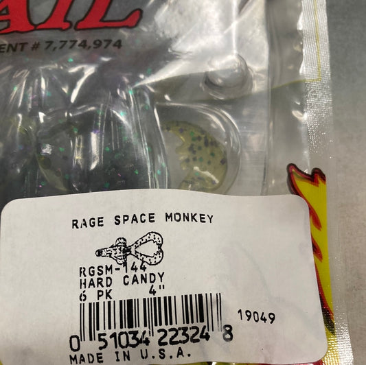 Strike King Rage Tail Space Monkey 4" Hard Candy