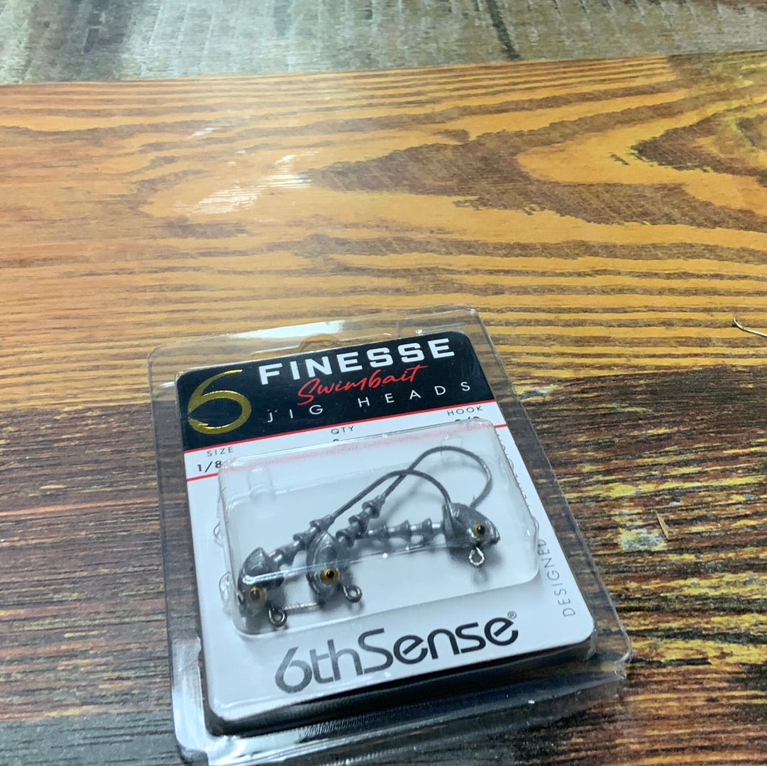 6th Sense Finesse Swimbait Jig Heads 1/2 oz. 2/0