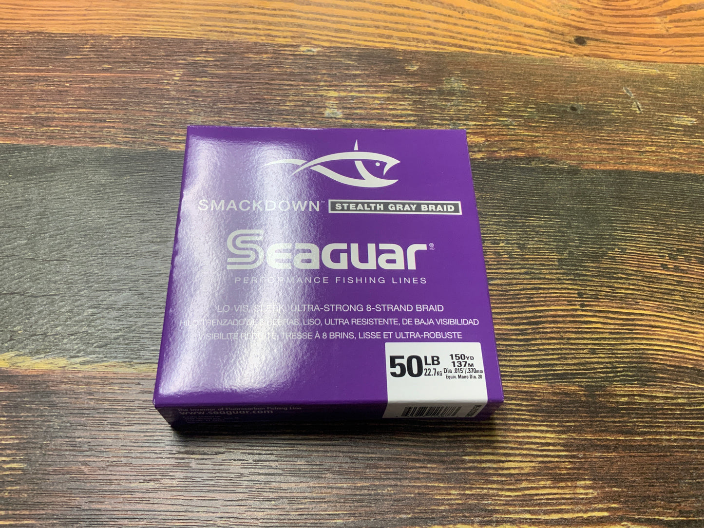 Seaguar Smackdown Braid 50lb. 150 yds - Stealth Gray