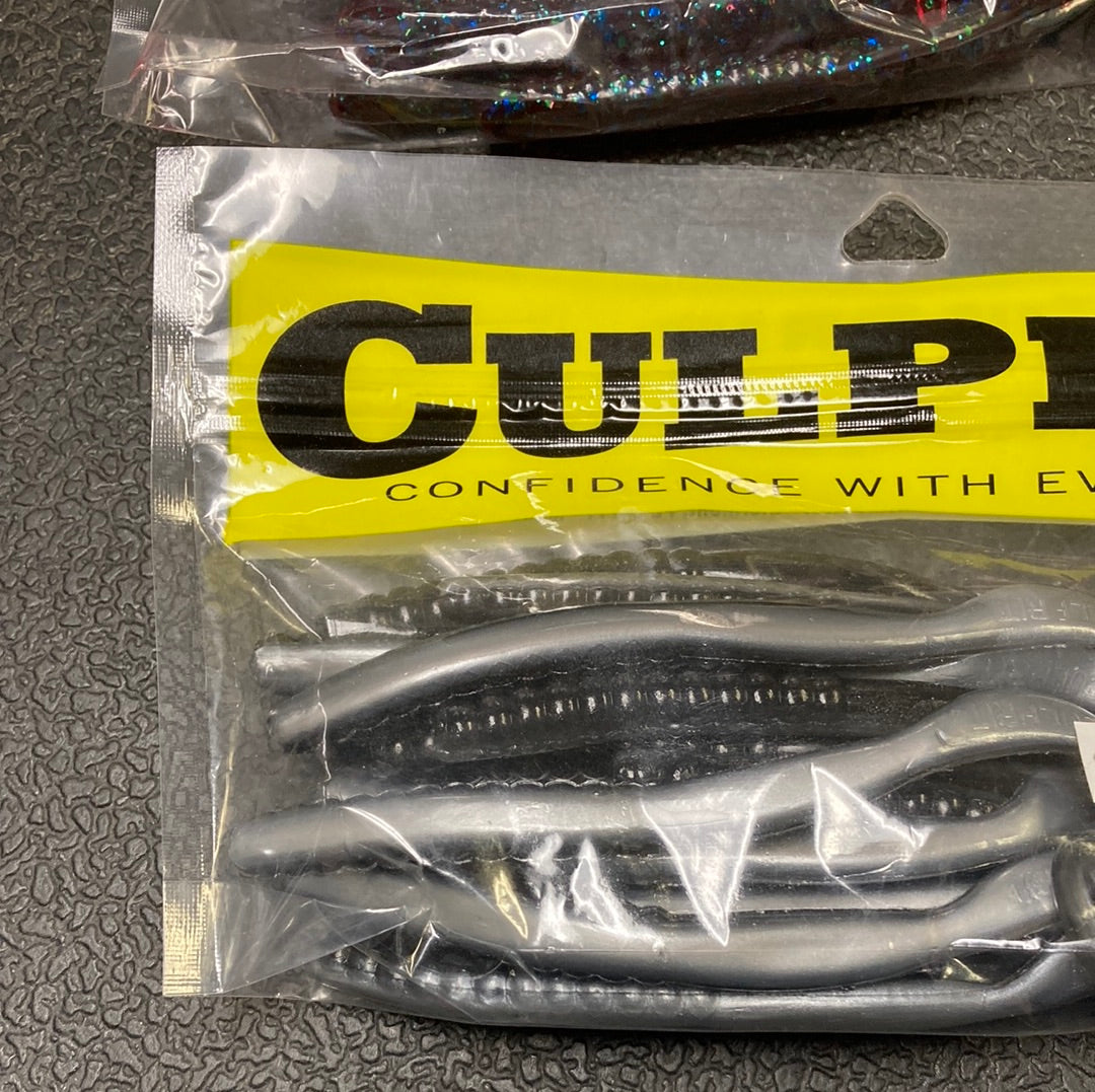 Culprit Worm 7.5” Black Shad