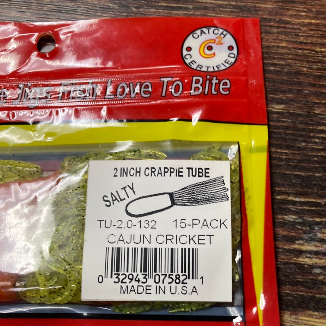 Arkie 2” Crappie Tube Cajun Cricket