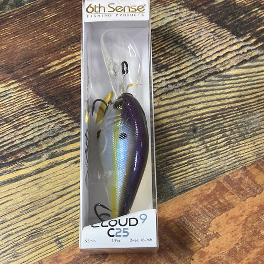 6th Sense Cloud 9 C25 - 1.9 oz. Shad sense