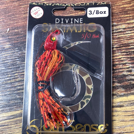 6th Sense Divine Swim Jig 3/8oz. 5/0 Rayburn Red