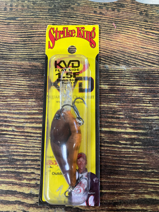 Strike King KVD 1.5 Flat Side Phantom Brown Craw