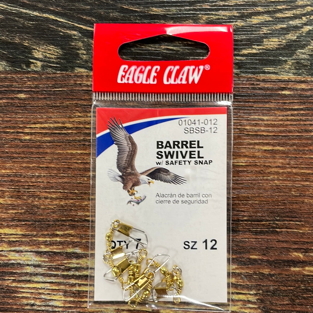 Eagle Claw Barrel Swivel Sz 12