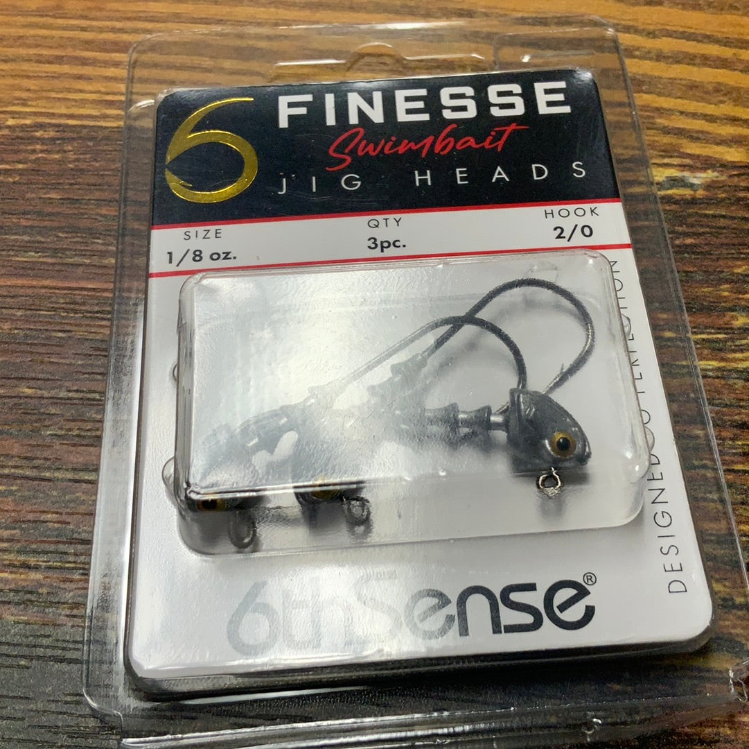 6th Sense Finesse Swimbait Jig Heads 1/2 oz. 2/0