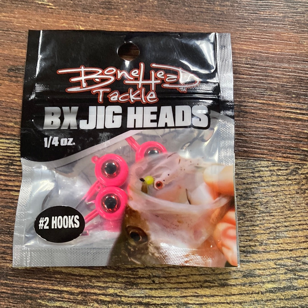 Bone Head BH Bladed Jig Heads 1/4 oz. Pink