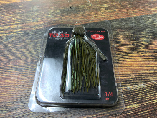 Toad Thumper Juggernaut. Flipping Jig 3/4 oz. Watermelon Craw