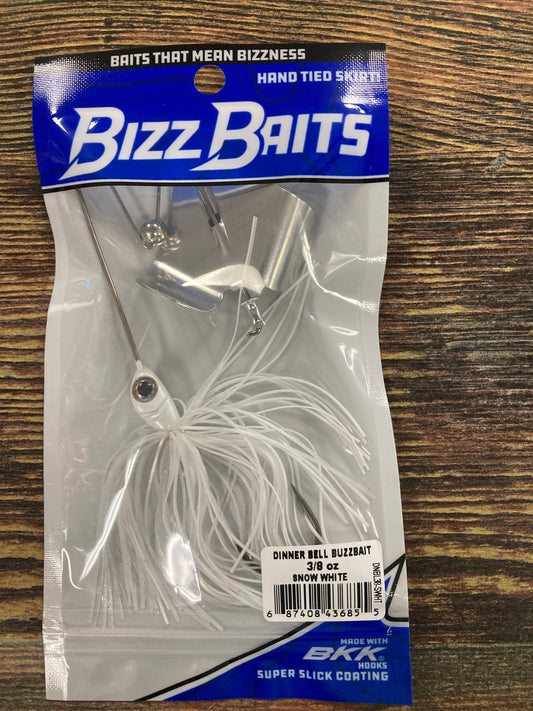 Bizz Baits Dinner Bell 3/8 oz. Snow White