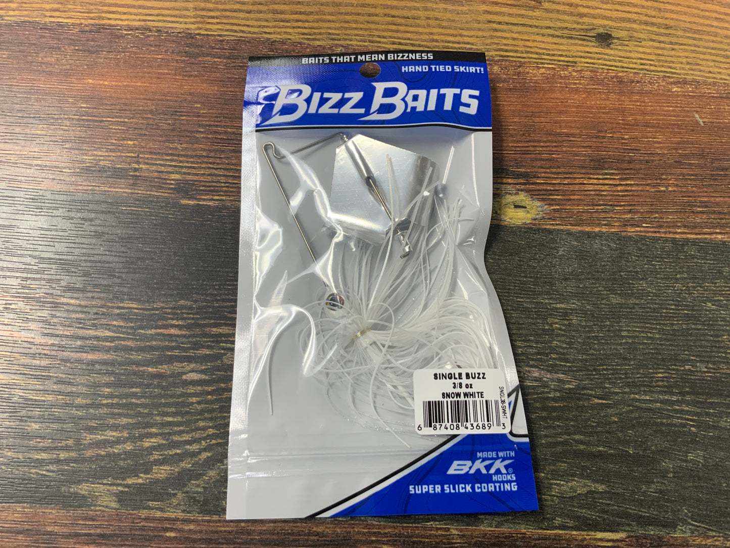 Bizz Baits Single Buzz 3/8 oz. Snow White