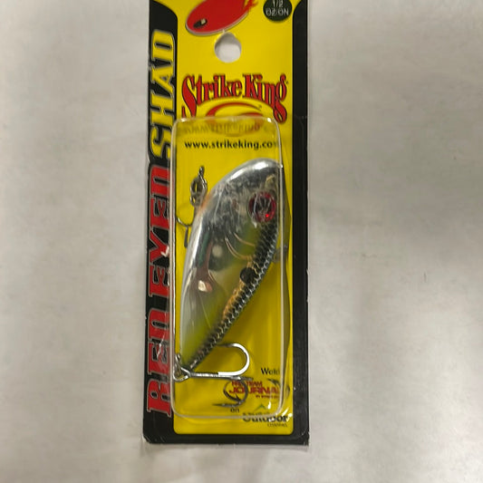 Strike King Red Eyed Shad 1/2 oz. Chrome Sexy Shad